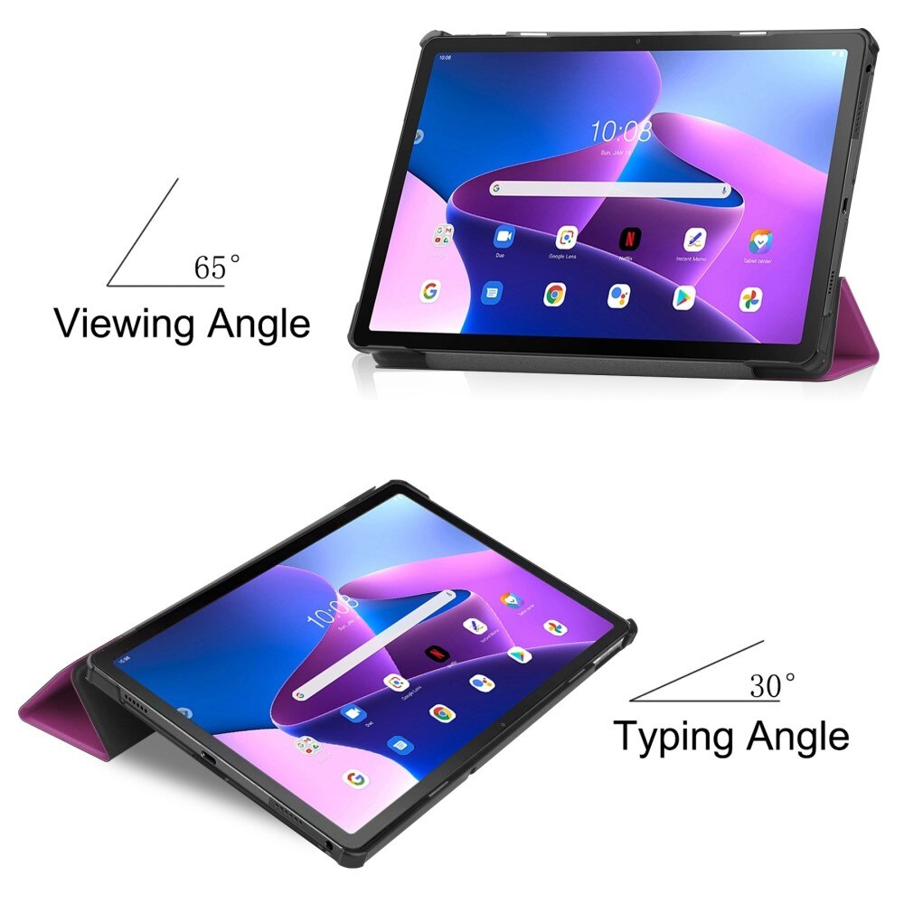 Etui Tri-fold  Lenovo Tab M10 Plus (3rd gen) Lilla