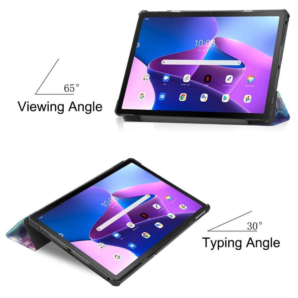 Etui Tri-fold  Lenovo Tab M10 Plus (3rd gen) Flerfarvet/mønster