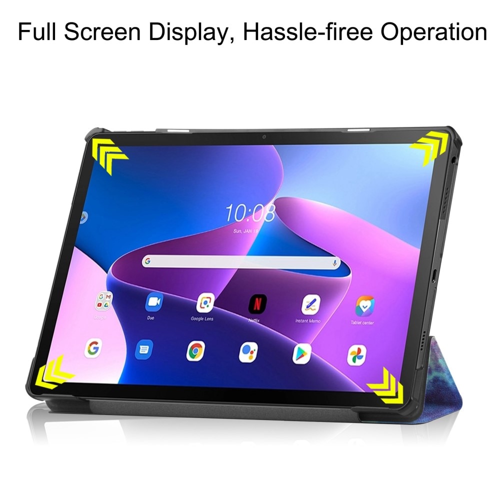 Etui Tri-fold  Lenovo Tab M10 Plus (3rd gen) Flerfarvet/mønster