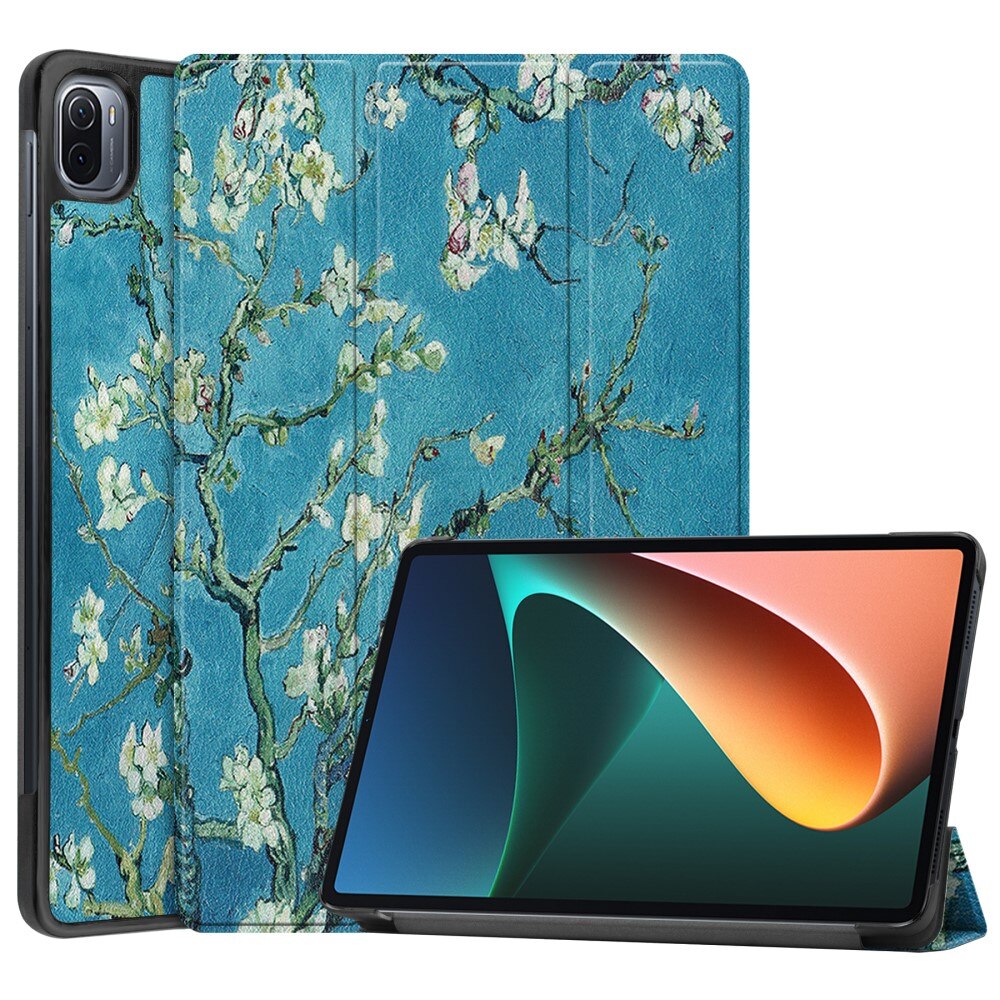 Etui Tri-fold Xiaomi Pad 5 - Kirsebærblomster