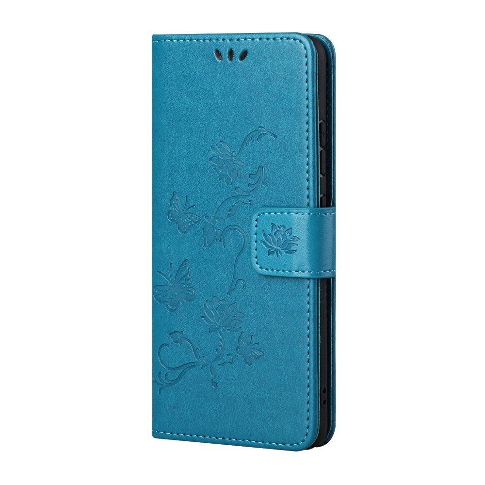 Læderetui Sommerfugle Xiaomi 11T/11T Pro Blå