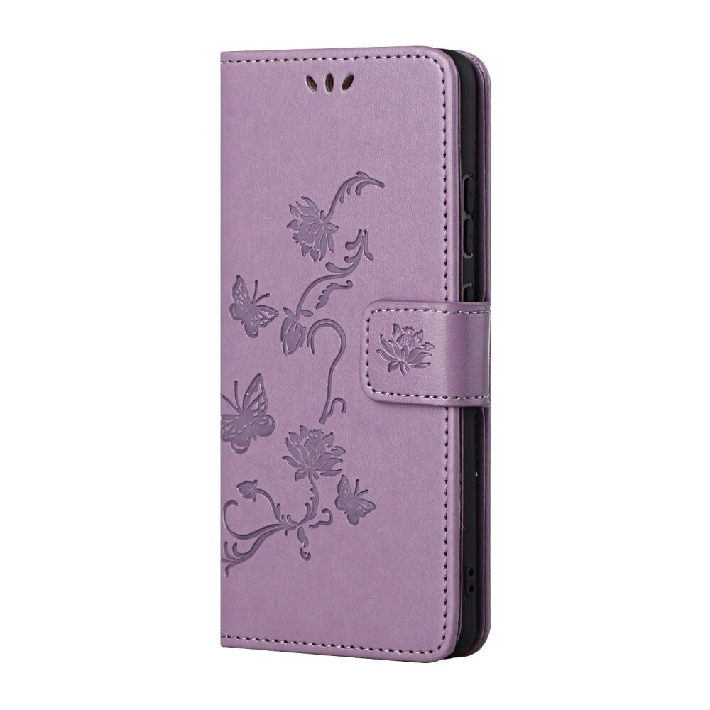 Læderetui Sommerfugle Xiaomi 11T/11T Pro Lilla