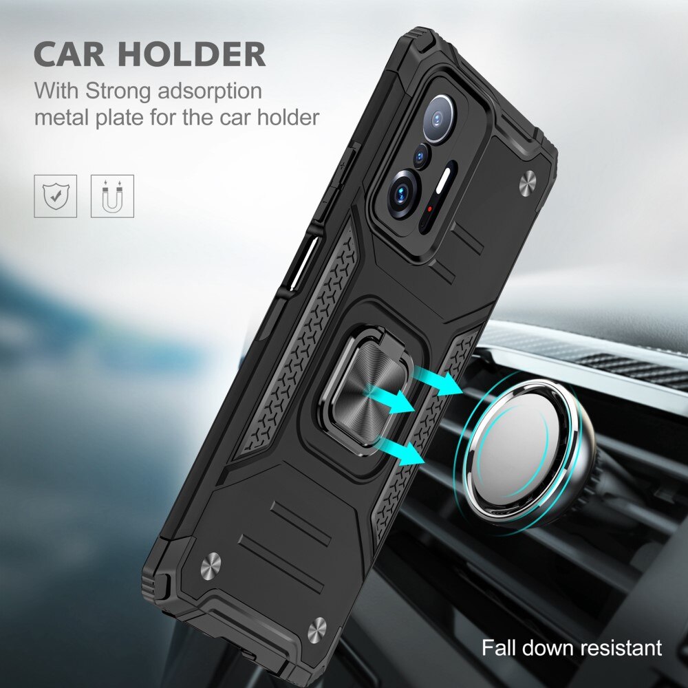 Hybridcover Tech Ring Xiaomi 11T/11T Pro sort