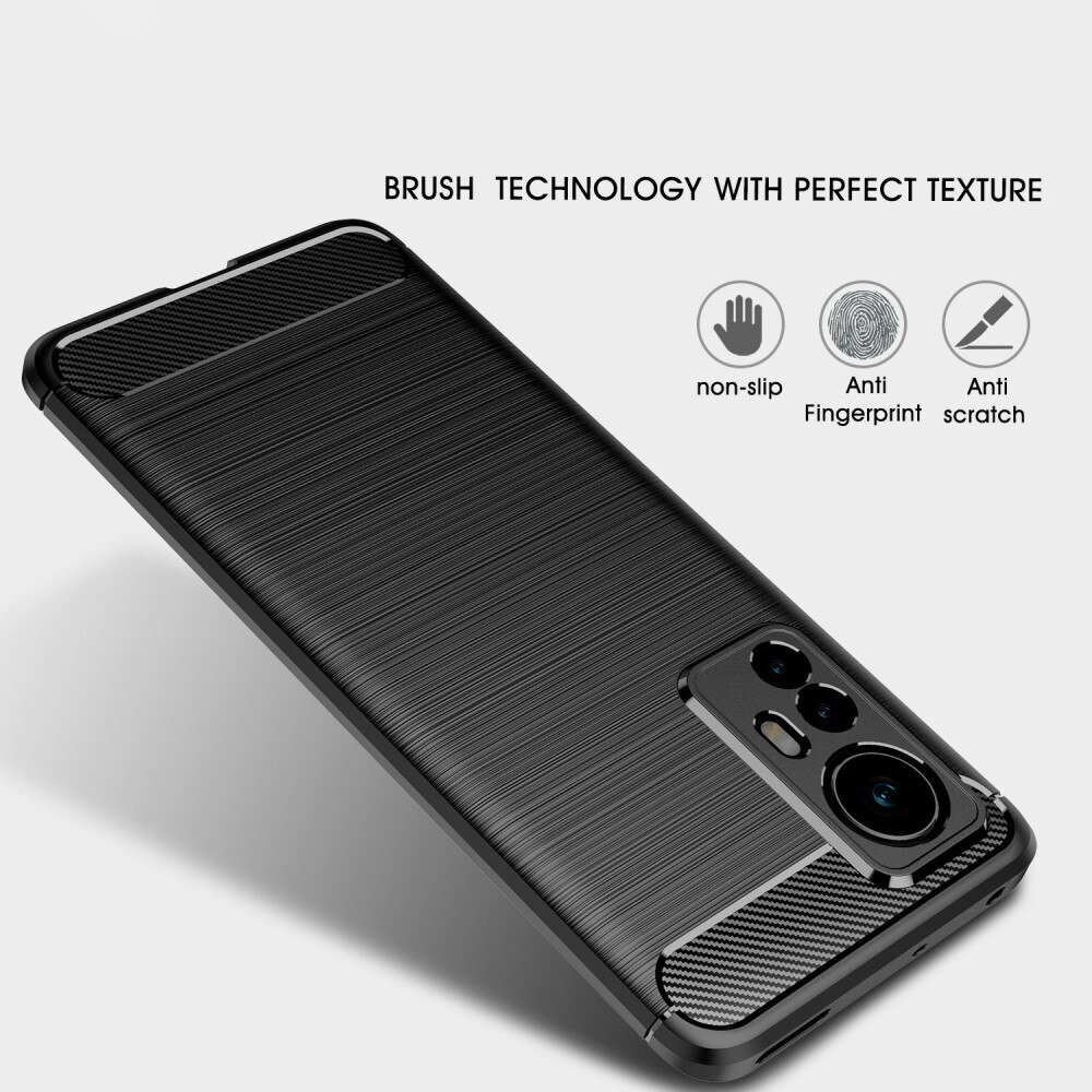 Brushed TPU Cover Xiaomi 12 Black