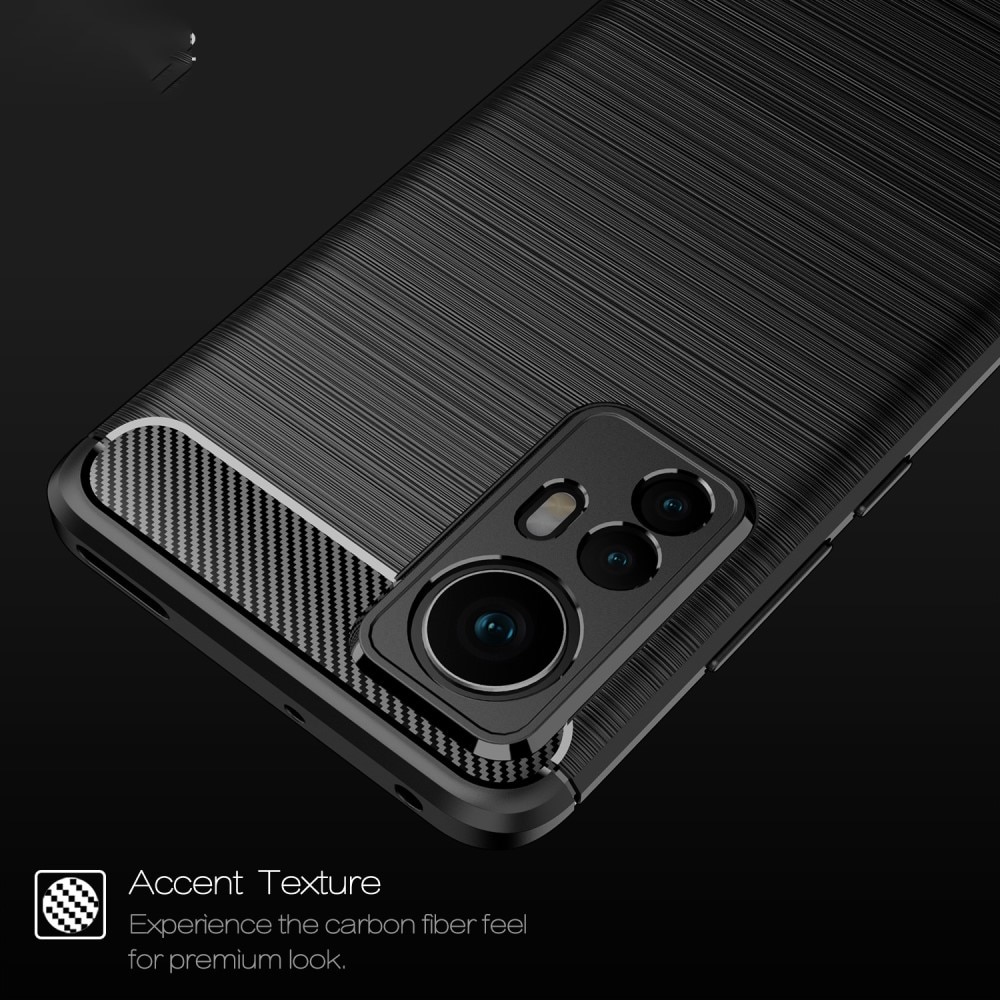 Brushed TPU Cover Xiaomi 12 Black