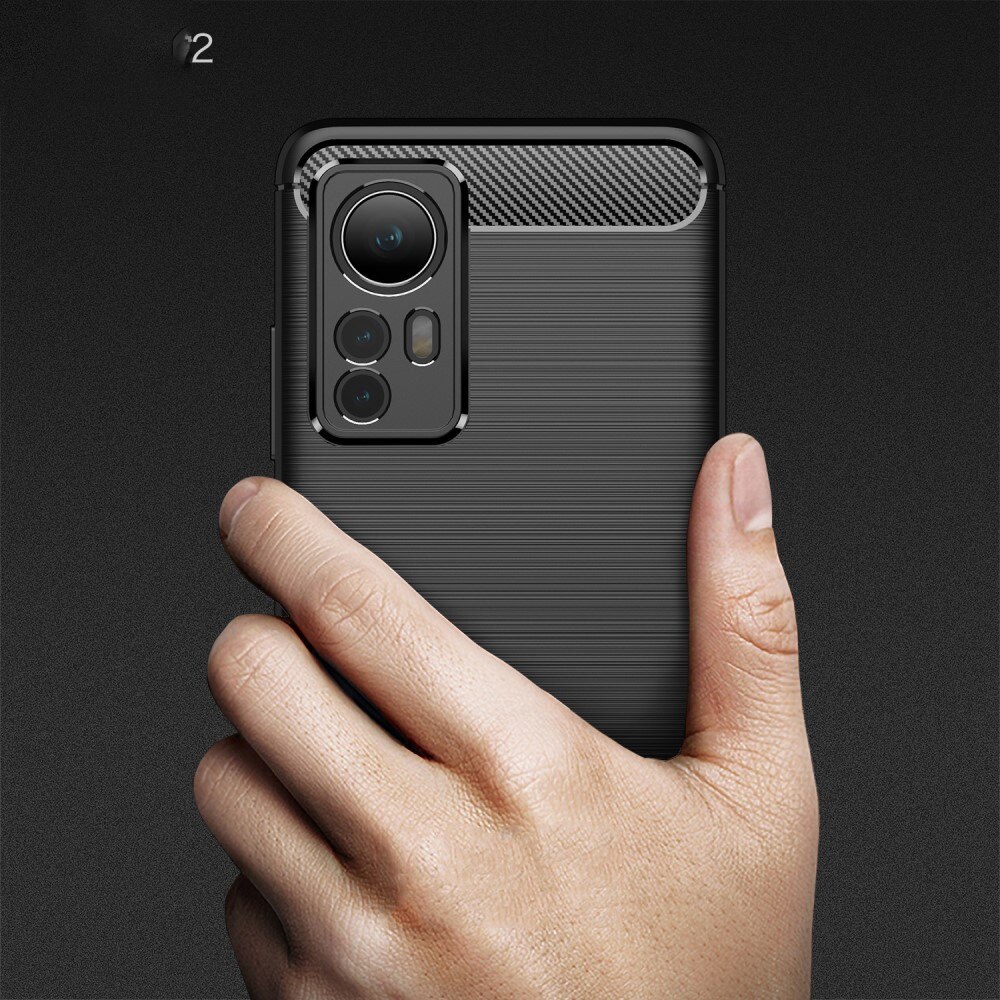 Xiaomi 12 Cover TPU Brushed Sort