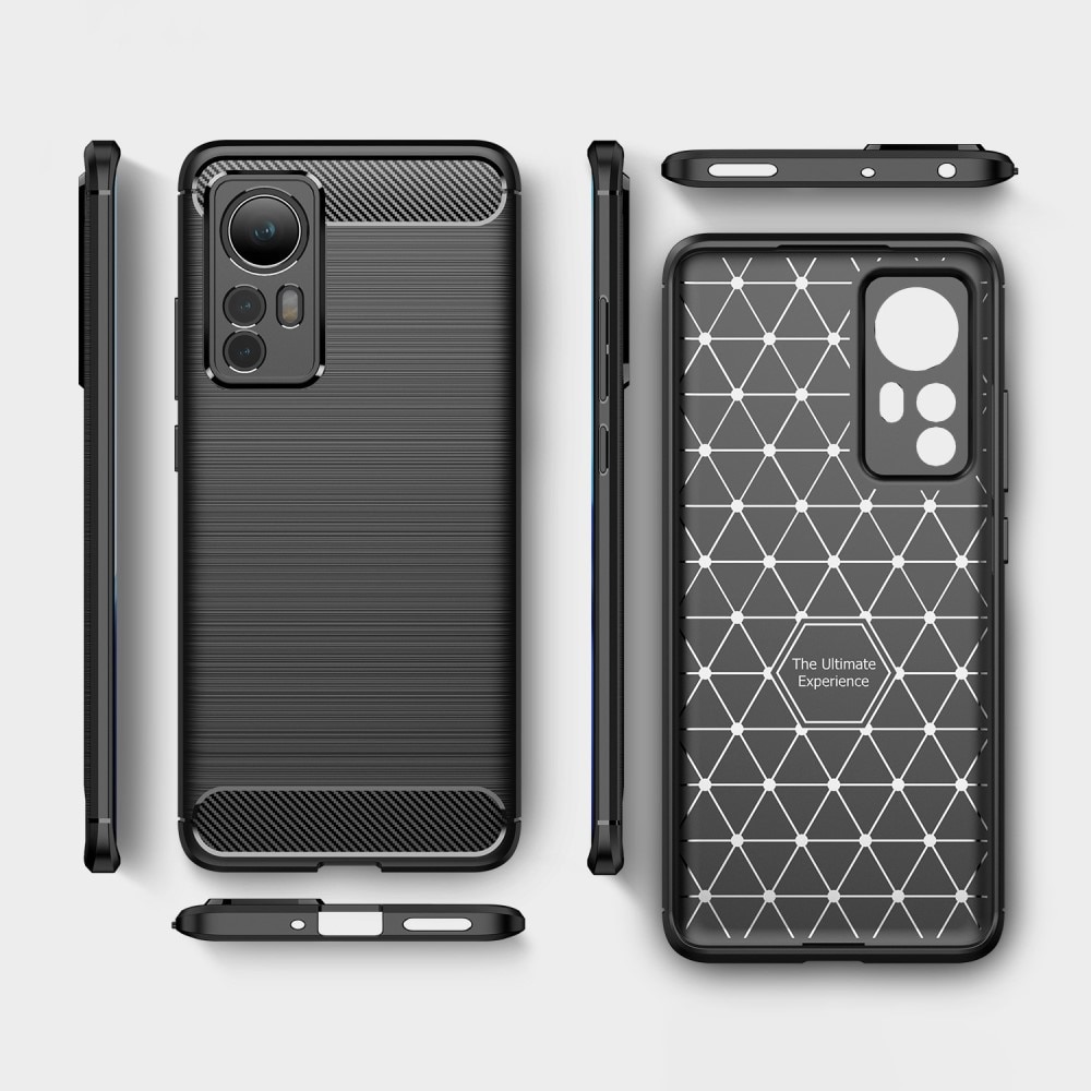 Xiaomi 12 Cover TPU Brushed Sort