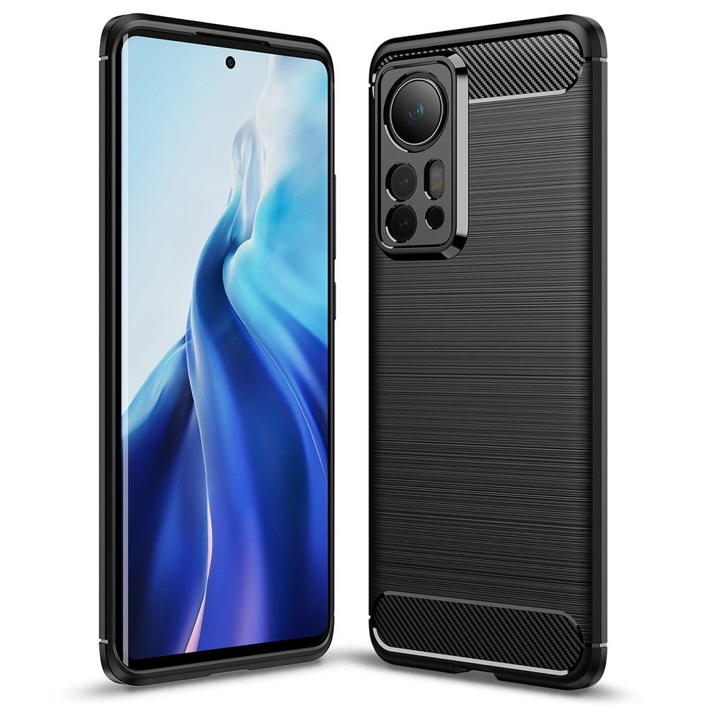Xiaomi 12 Pro Cover TPU Brushed Sort