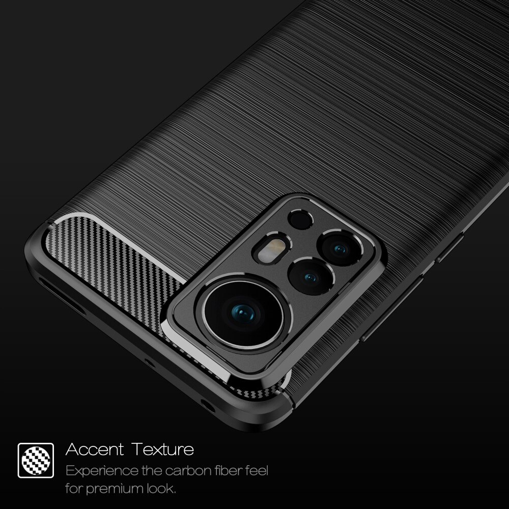 Xiaomi 12 Pro Cover TPU Brushed Sort