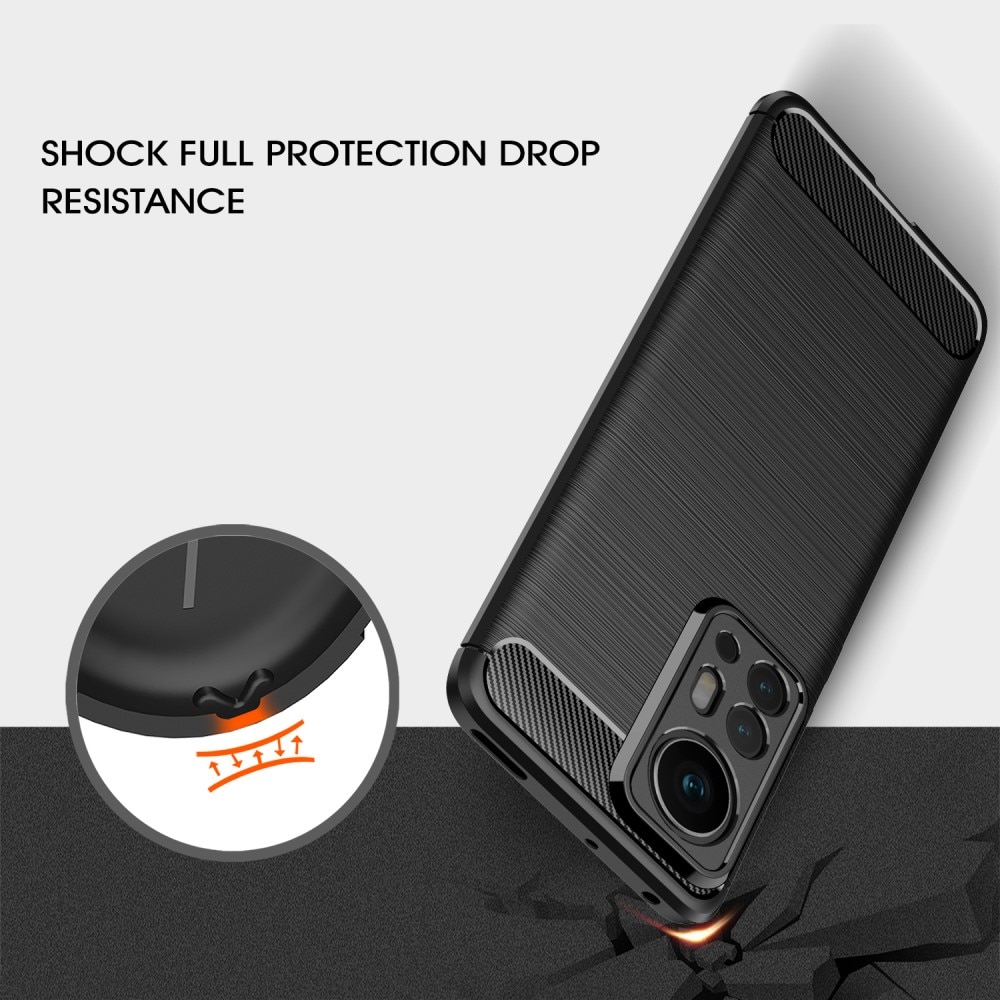 Xiaomi 12 Pro Cover TPU Brushed Sort