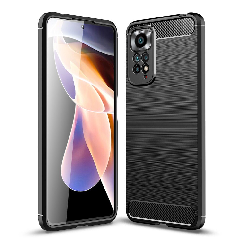 Brushed TPU Cover Xiaomi Redmi Note 11 Pro Black