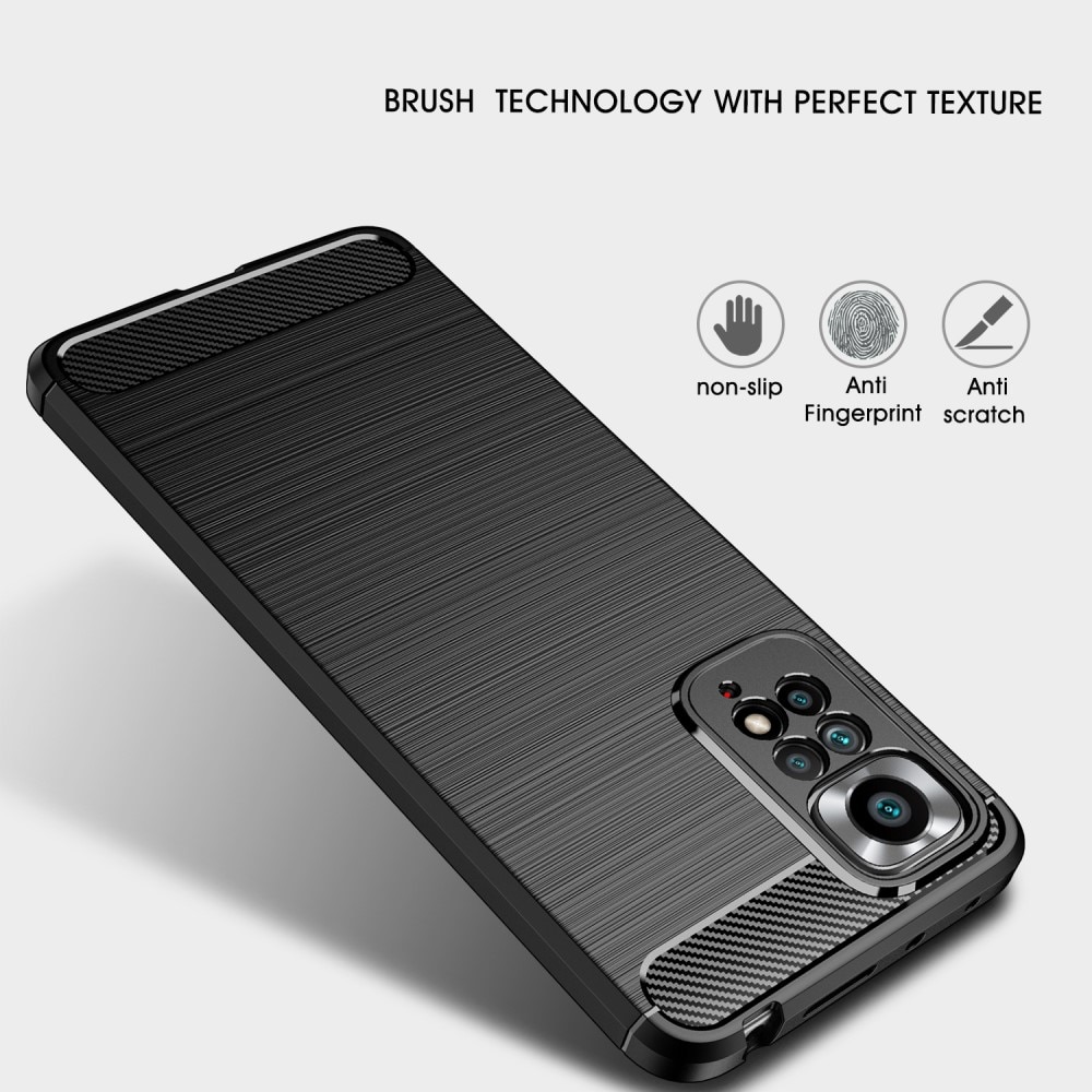 Brushed TPU Cover Xiaomi Redmi Note 11 Pro Black