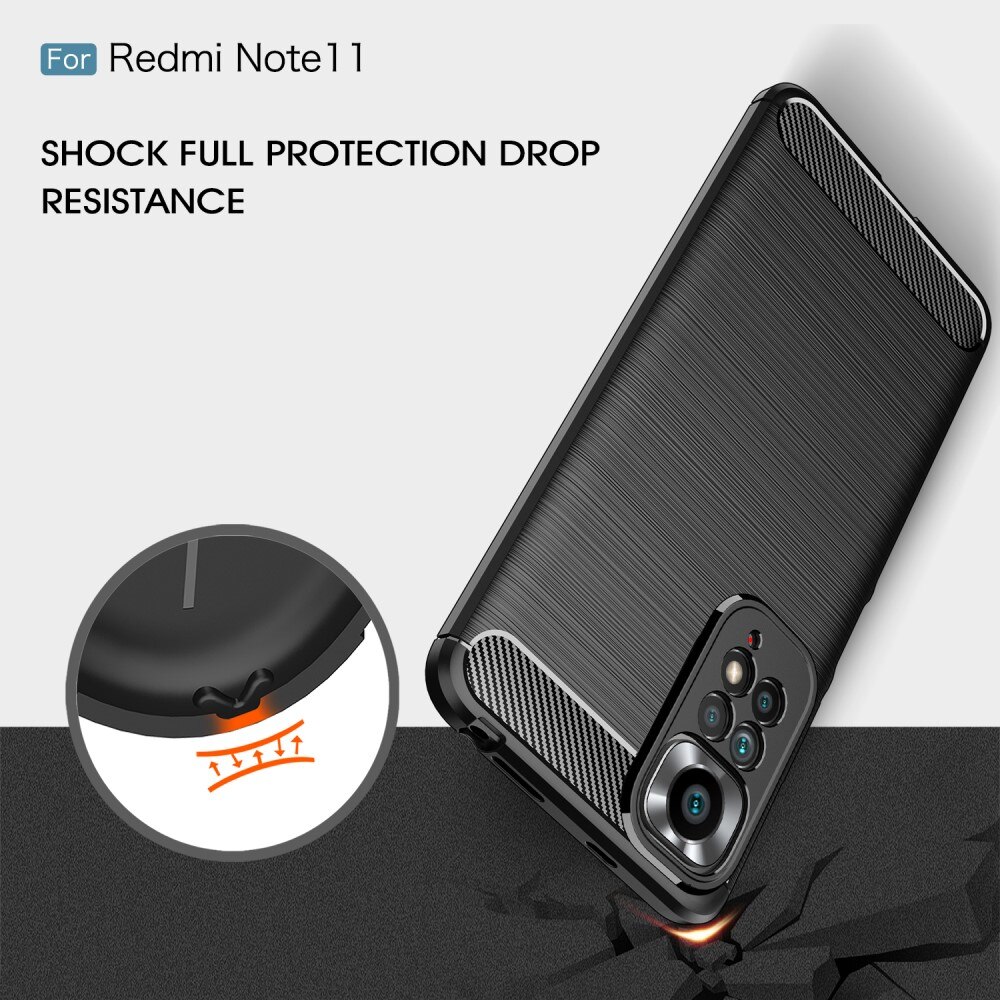 Xiaomi Redmi Note 11 Cover TPU Brushed Sort
