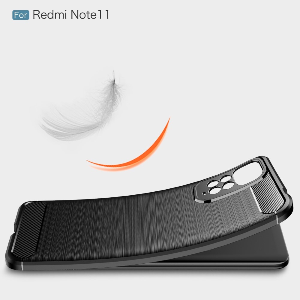 Brushed TPU Cover Xiaomi Redmi Note 11 Black