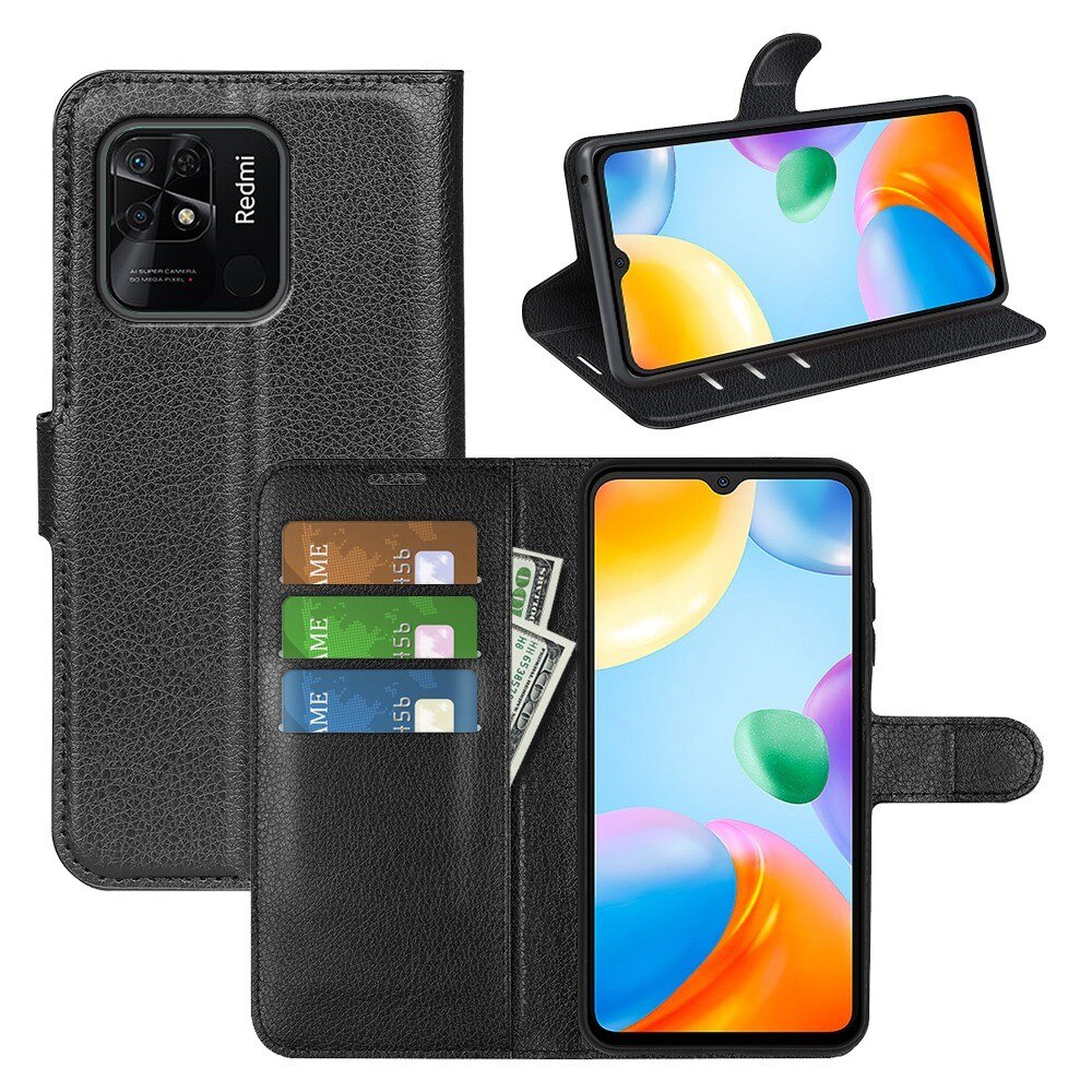 Mobiltaske Xiaomi Redmi 10C Sort
