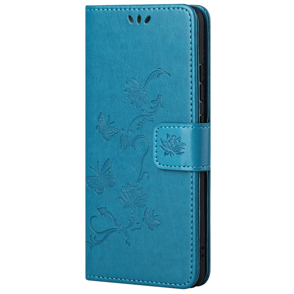 Læderetui Sommerfugle Xiaomi Redmi 10C Blå