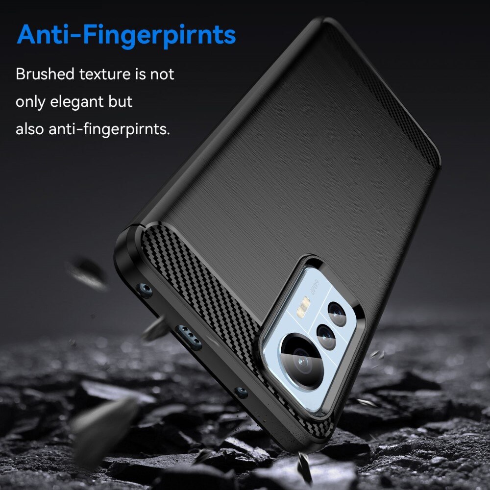 Xiaomi 12 Lite Cover TPU Brushed Sort