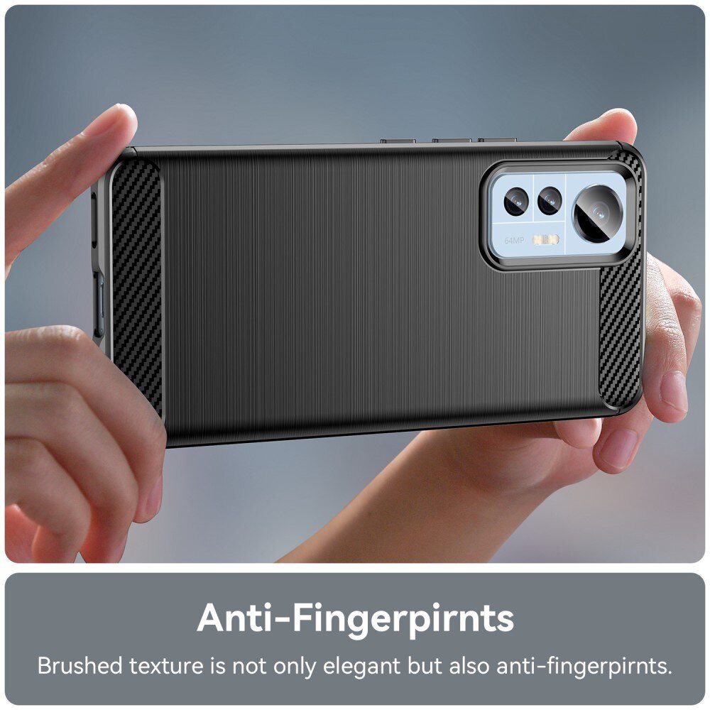 Xiaomi 12 Lite Cover TPU Brushed Sort
