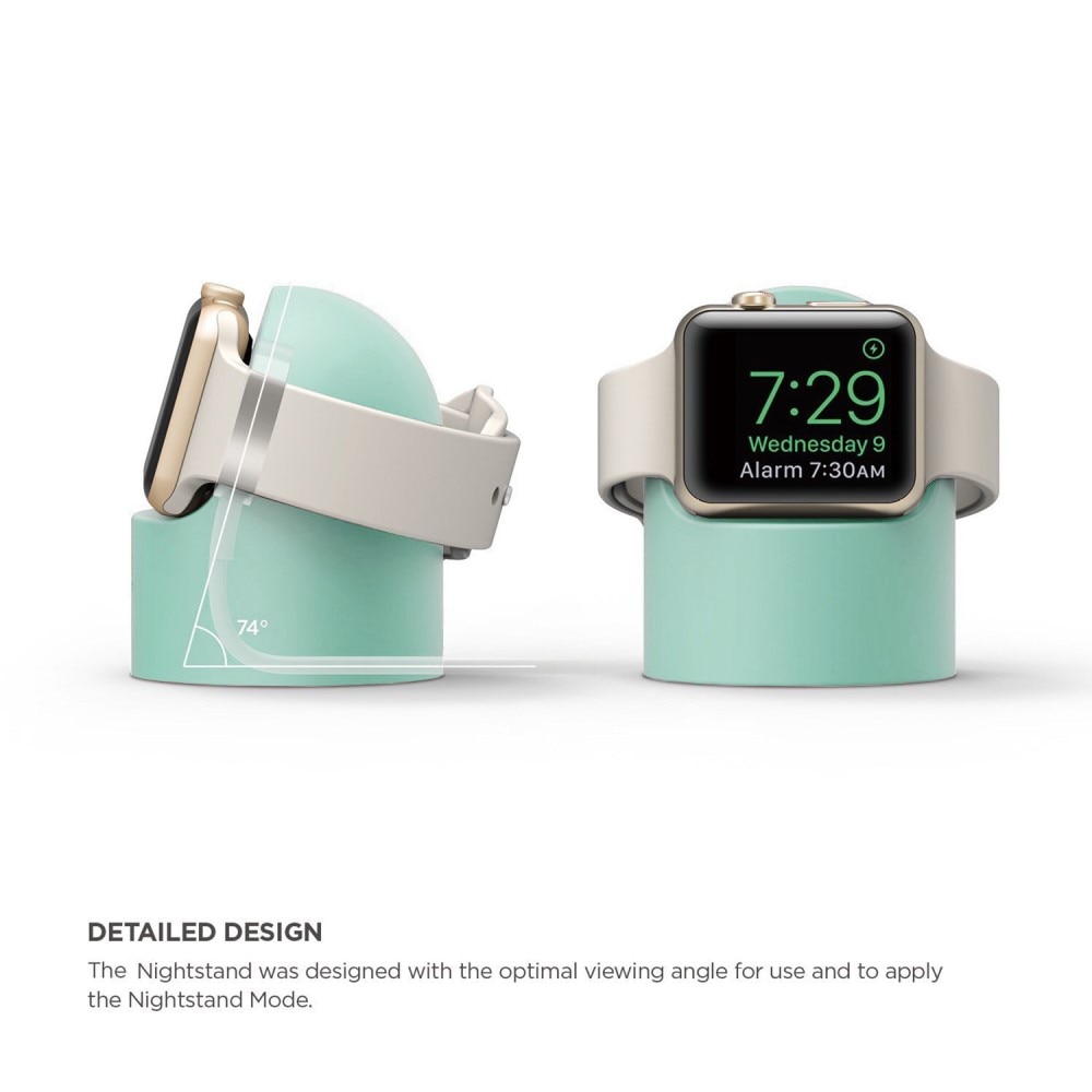 Ladestander Apple Watch turkis