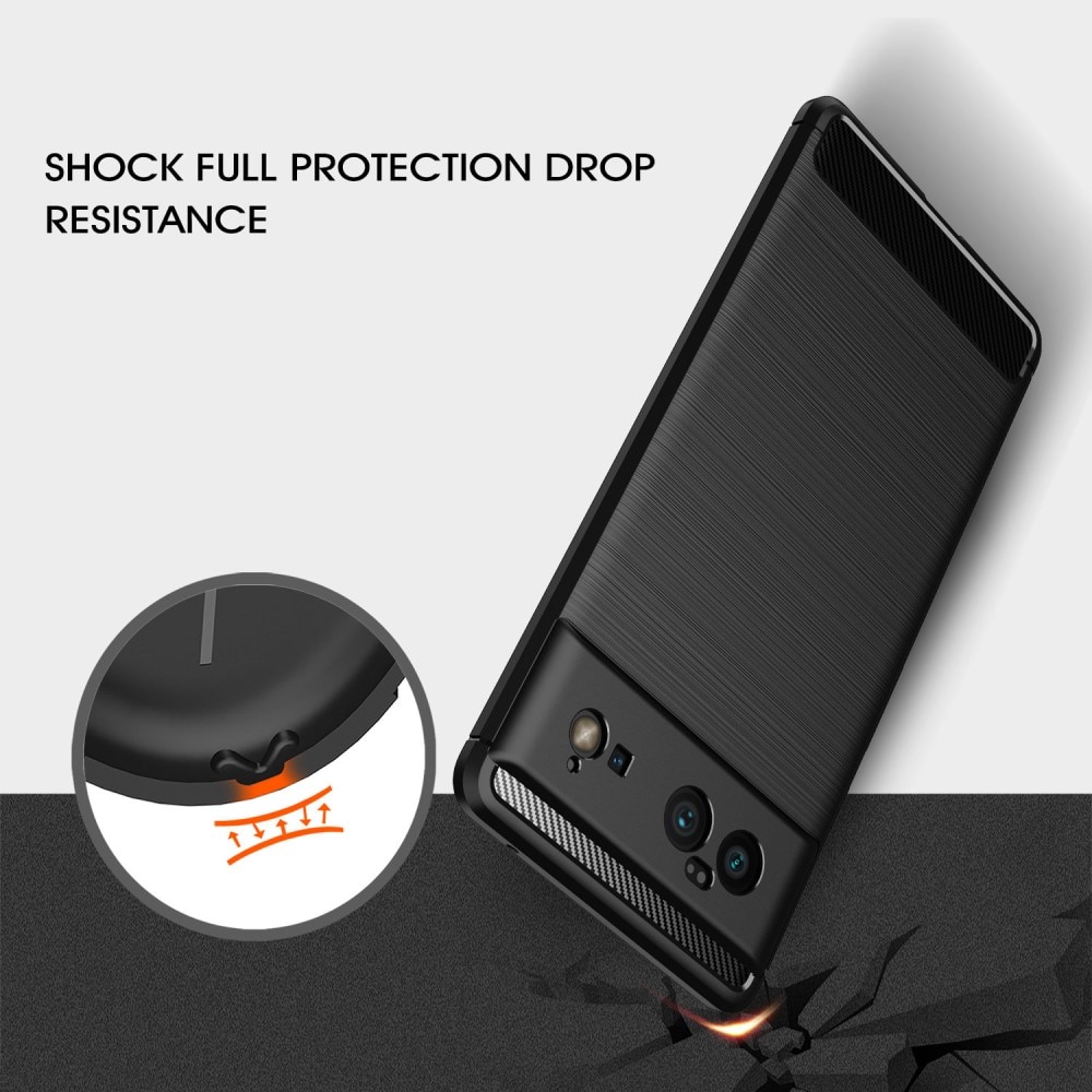 Google Pixel 6 Pro Cover TPU Brushed Sort