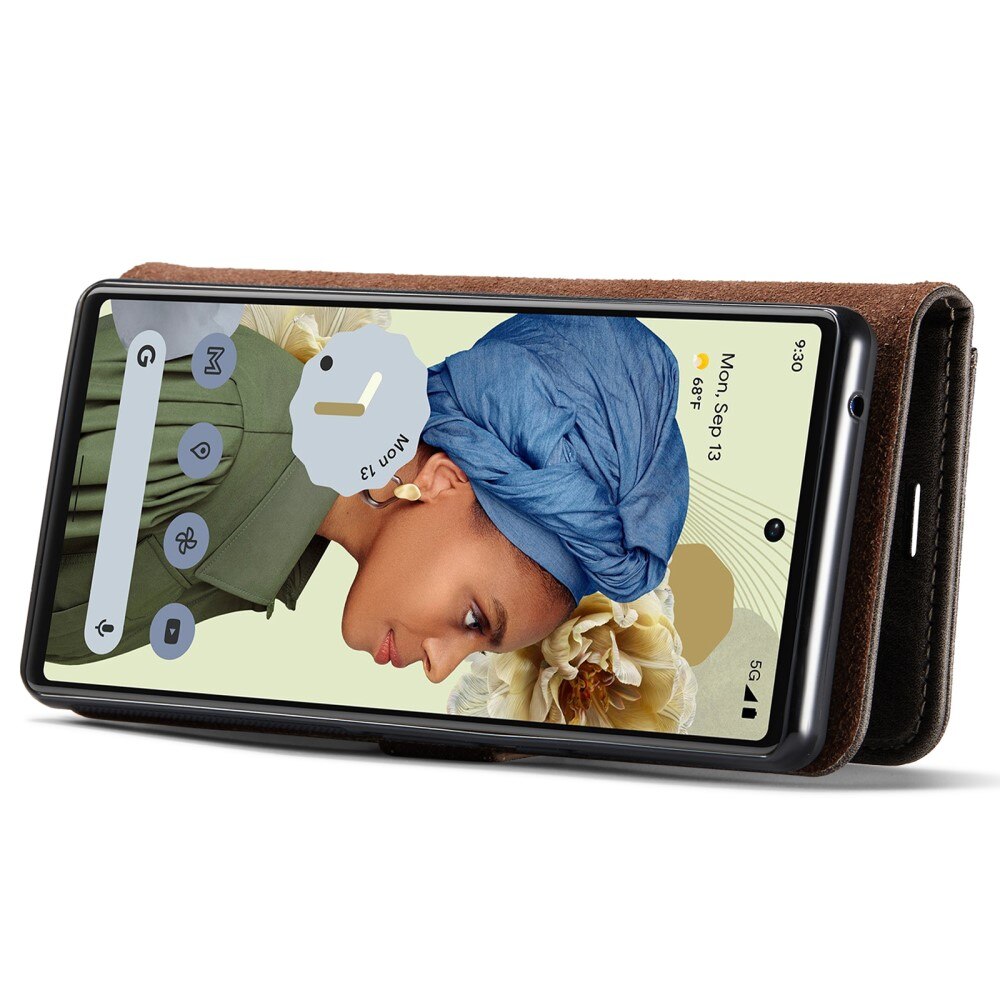 Magnet Wallet Google Pixel 6 Pro Brun