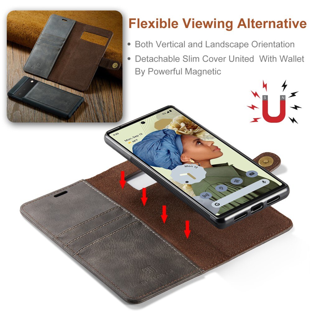 Magnet Wallet Google Pixel 6 Pro Brown