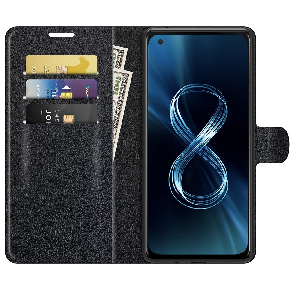 Mobiltaske Asus Zenfone 8 sort