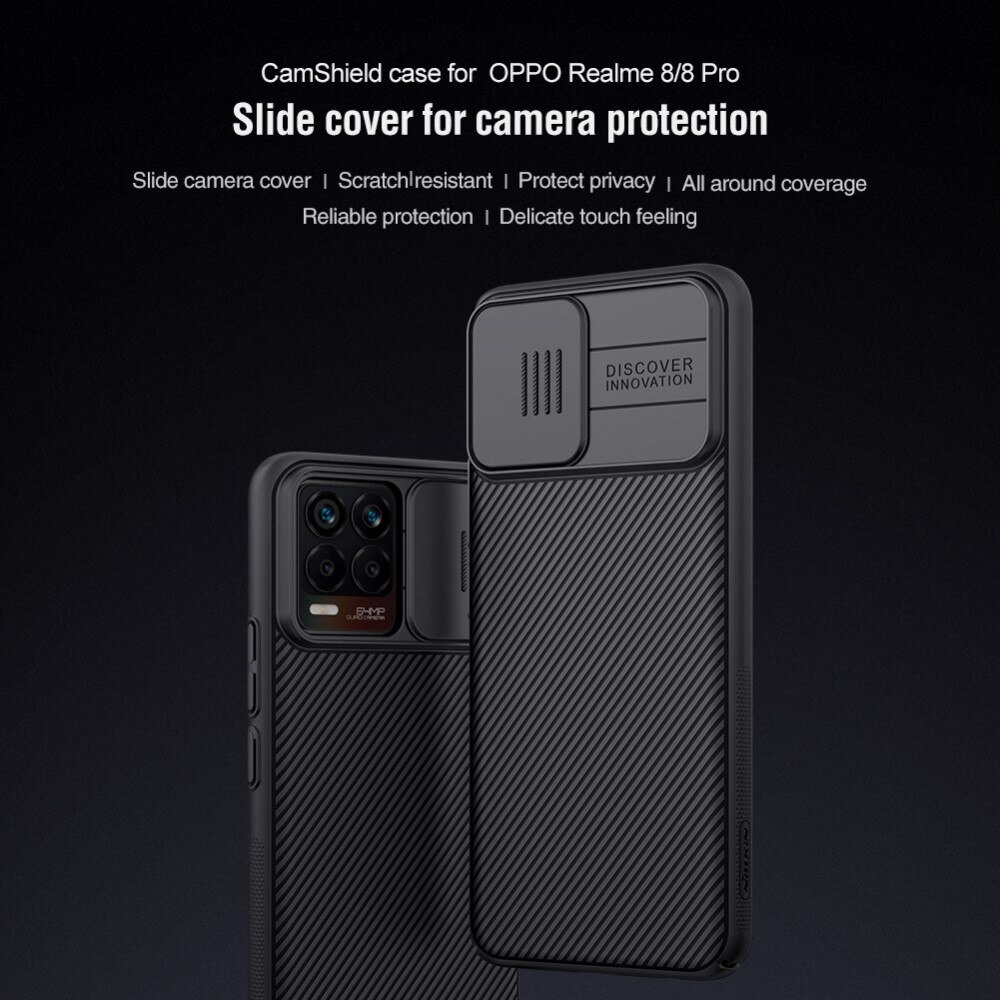 CamShield Cover Realme 8/8 Pro Sort