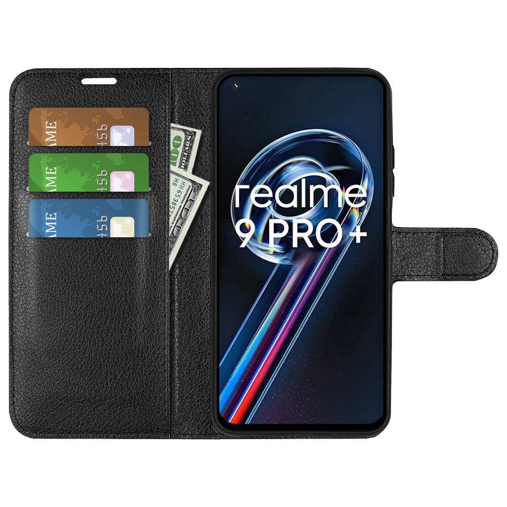 Mobiltaske Realme 9 Pro Plus sort