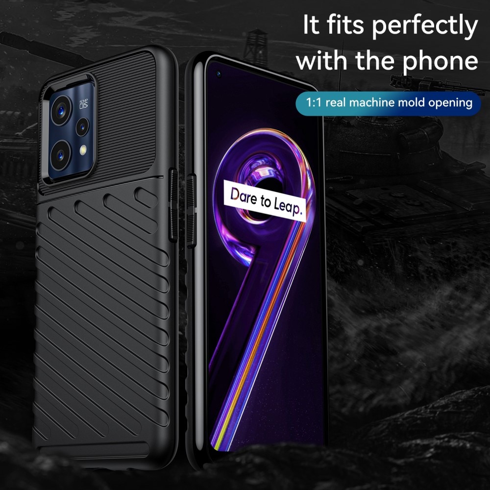 Thunder TPU Case Realme 9 Pro Plus black