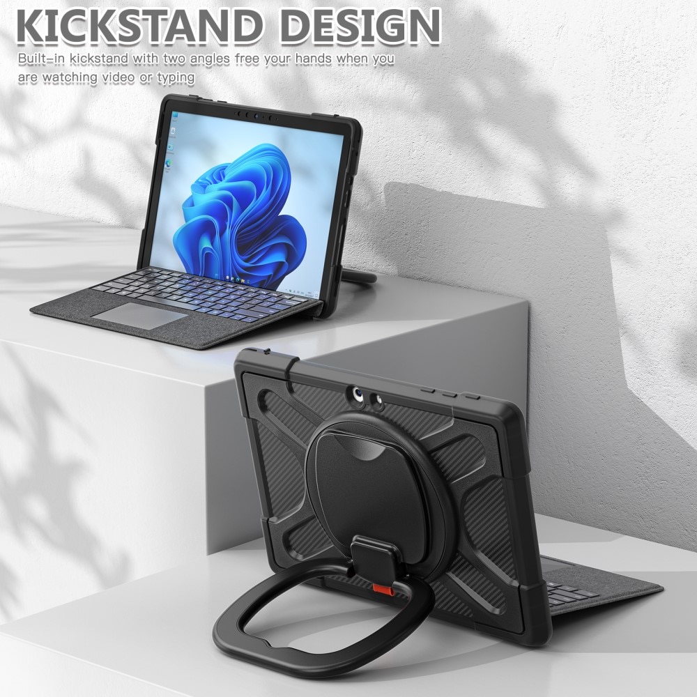 Kickstand Hybrid Case Microsoft Surface Go/Go 2/Go 3 10.5 Black