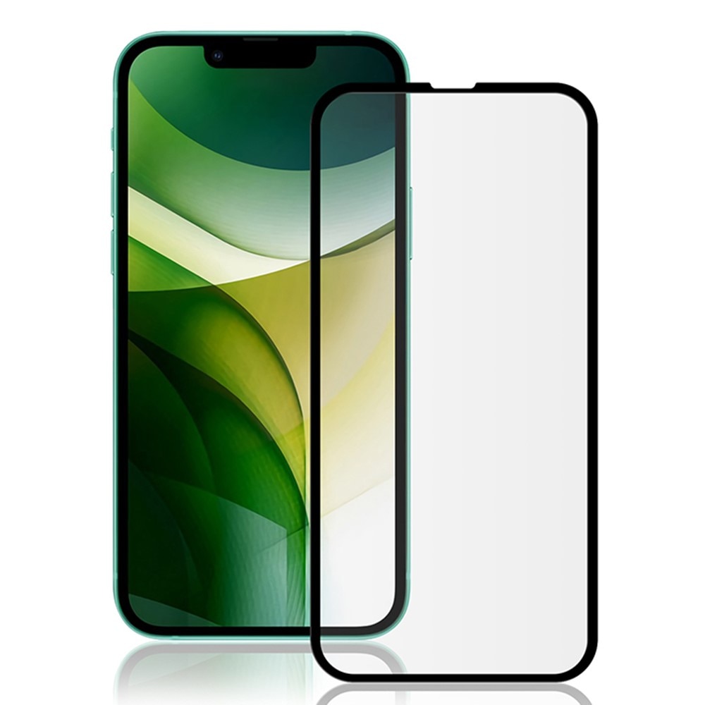 Full-fit Hærdet Glas Skærmbeskytter iPhone 13 Pro Max sort