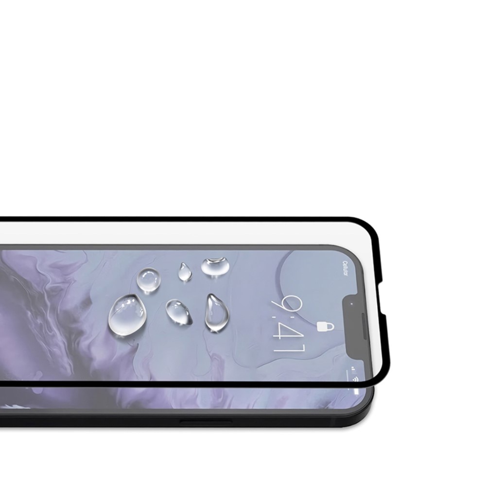 Full-fit Hærdet Glas Skærmbeskytter iPhone 13 Pro Max sort