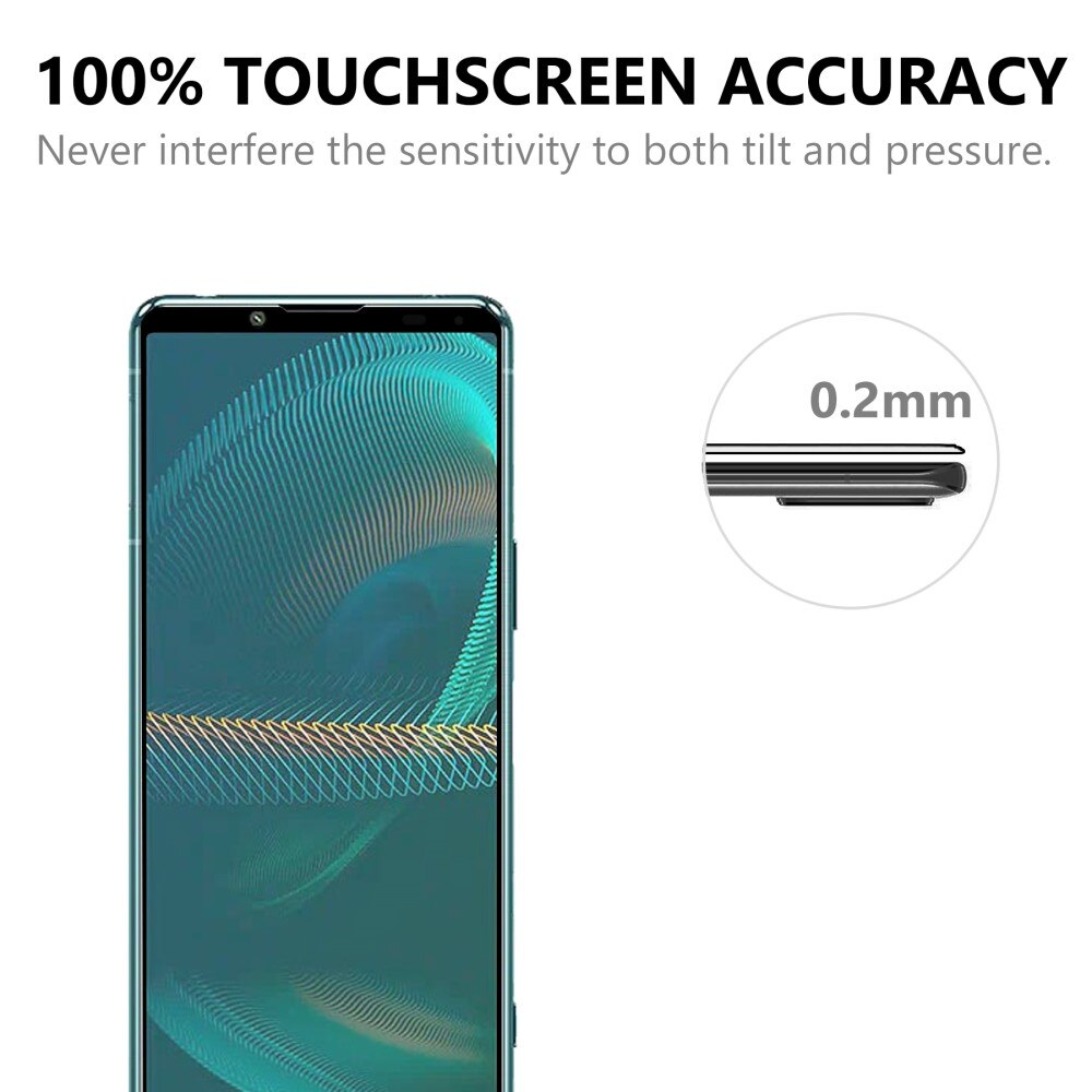 Full-fit Hærdet Glas Skærmbeskytter Sony Xperia 5 III