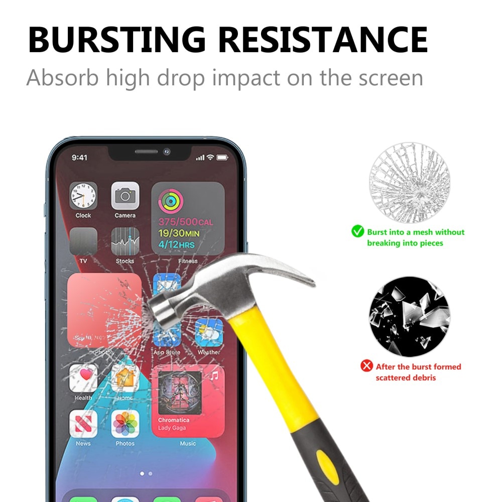 Full-fit Hærdet Glas Skærmbeskytter iPhone 13/13 Pro