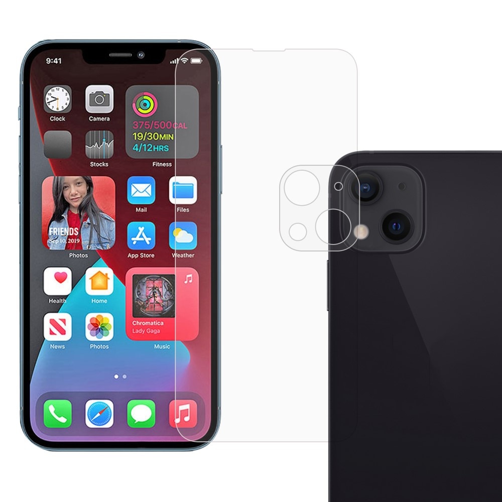 Hærdet Glas Skærmbeskytter & Linsebeskytter iPhone 13 Mini