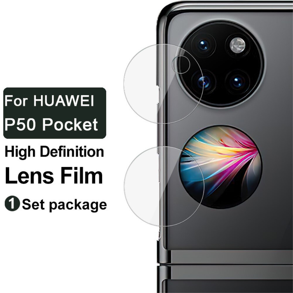Hærdet Glas Linsebeskytter Huawei Pocket S/P50 Pocket Gennemsigtig