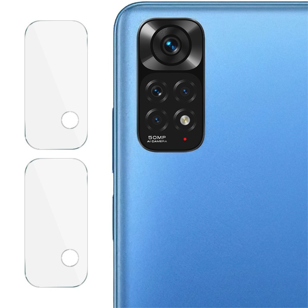 2-pak Hærdet Glas Linsebeskytter Xiaomi Redmi Note 11