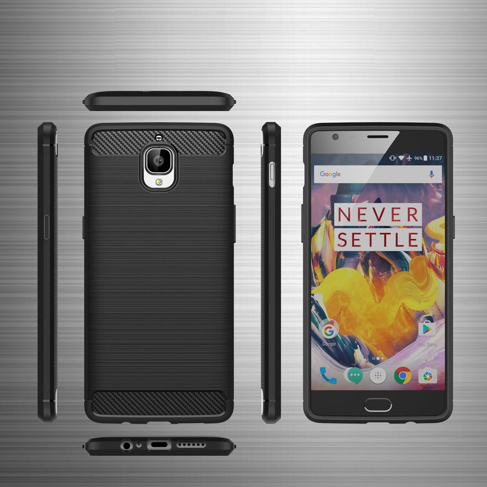 Brushed TPU Cover for OnePlus 3/3T black