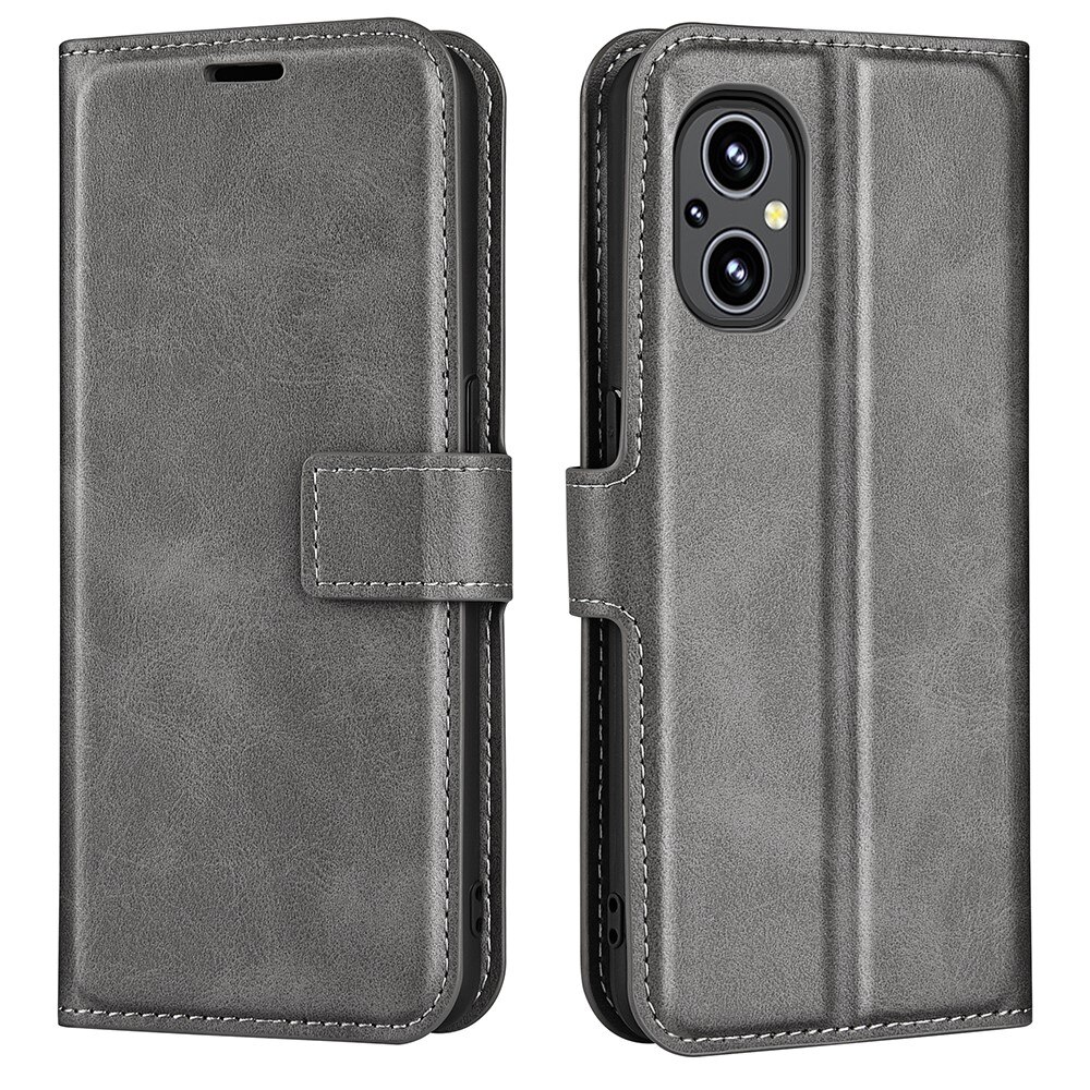 Leather Wallet OnePlus Nord N20 Grey