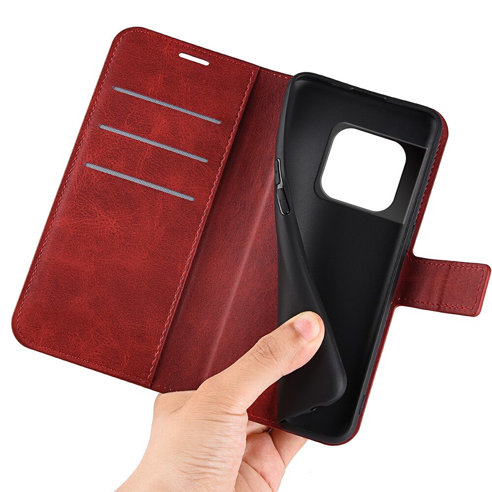 Leather Wallet OnePlus 10 Pro Red