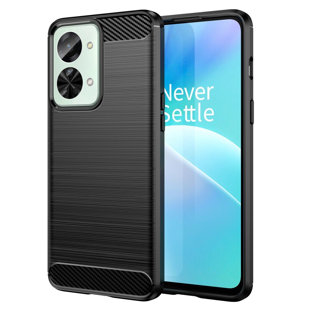  Oneplus Nord 2T 5G Cover TPU Brushed Sort