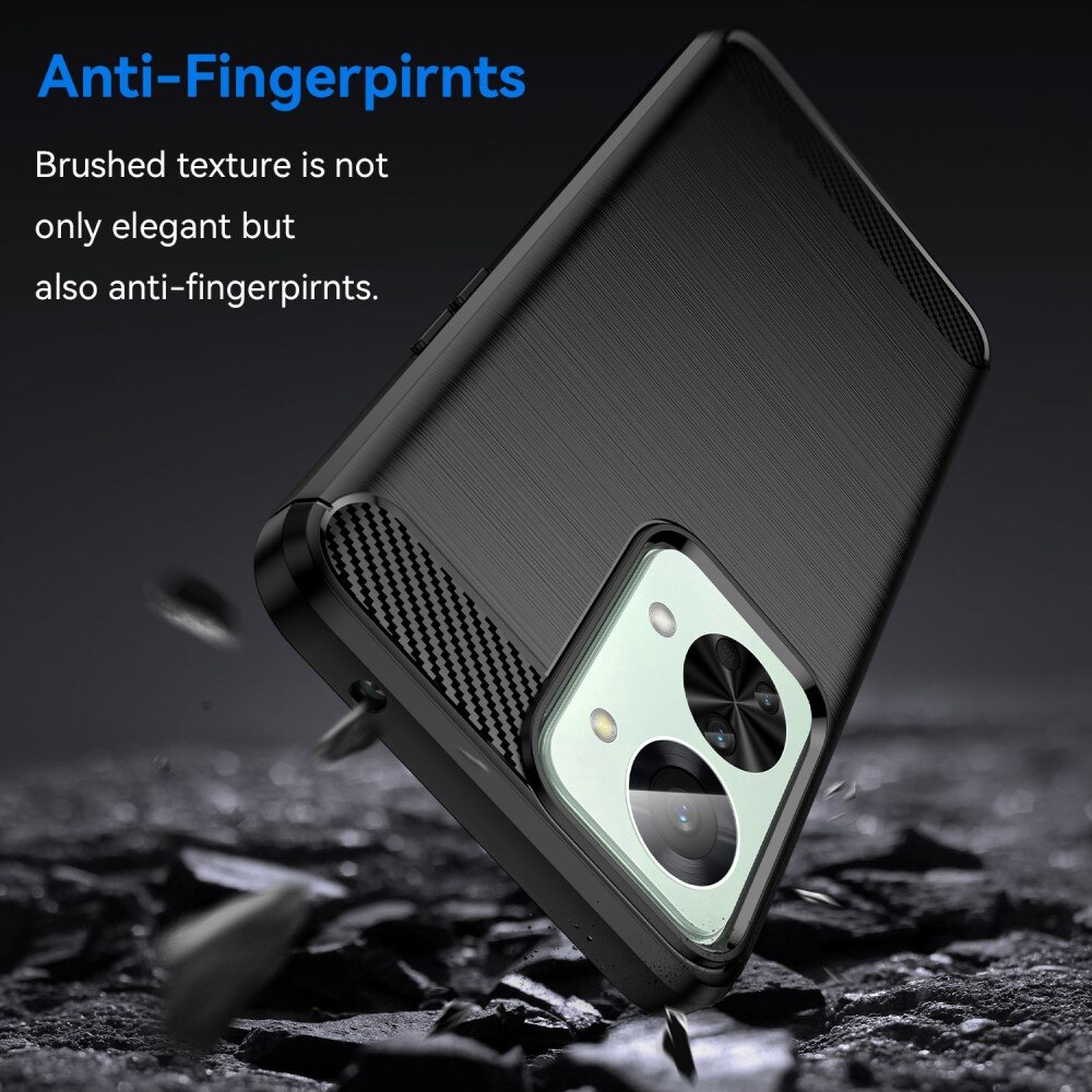  Oneplus Nord 2T 5G Cover TPU Brushed Sort