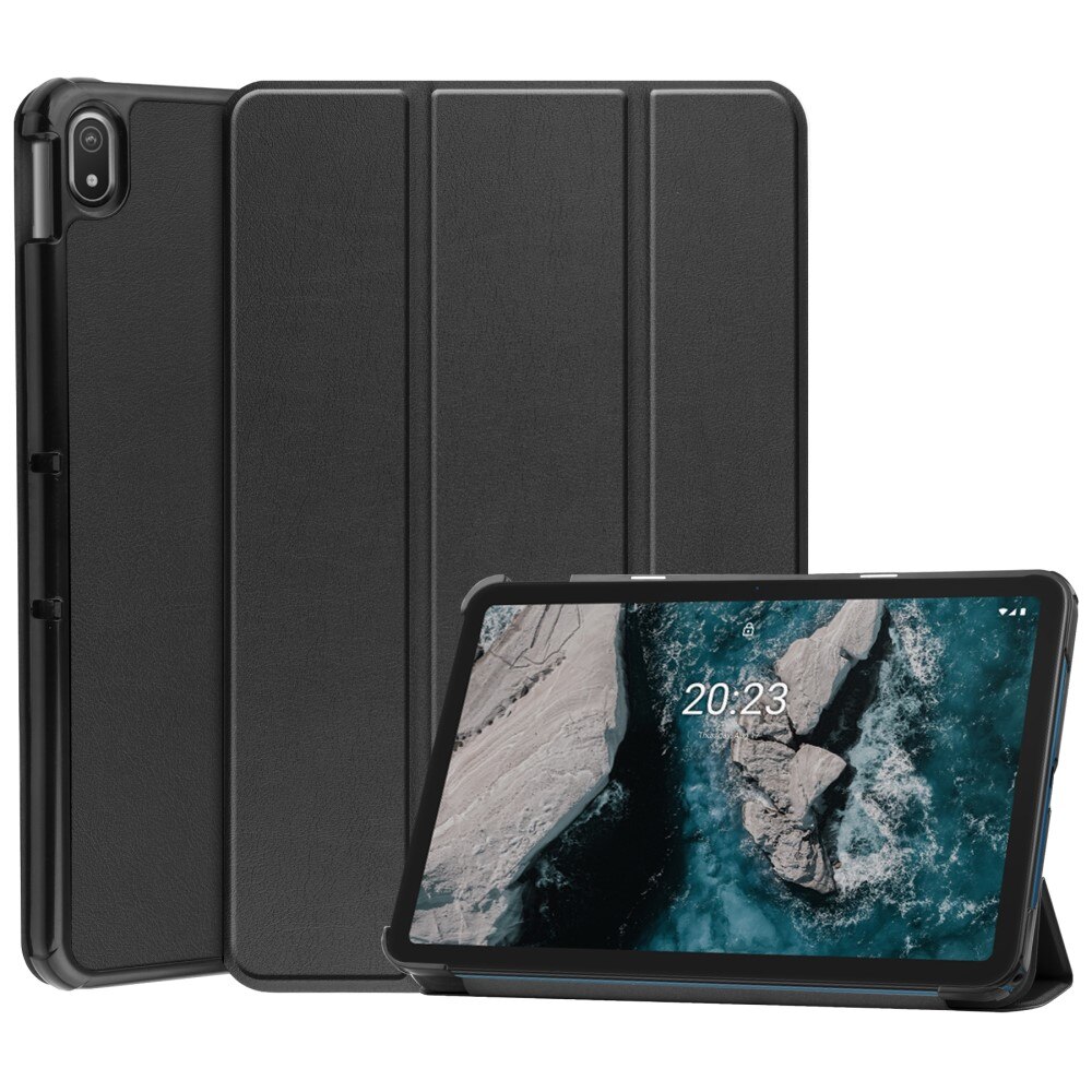 Etui Tri-fold  Nokia T20 Sort