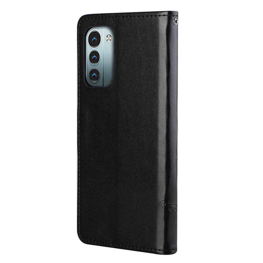 Læderetui Sommerfugle  Nokia G11/Nokia G21 Sort