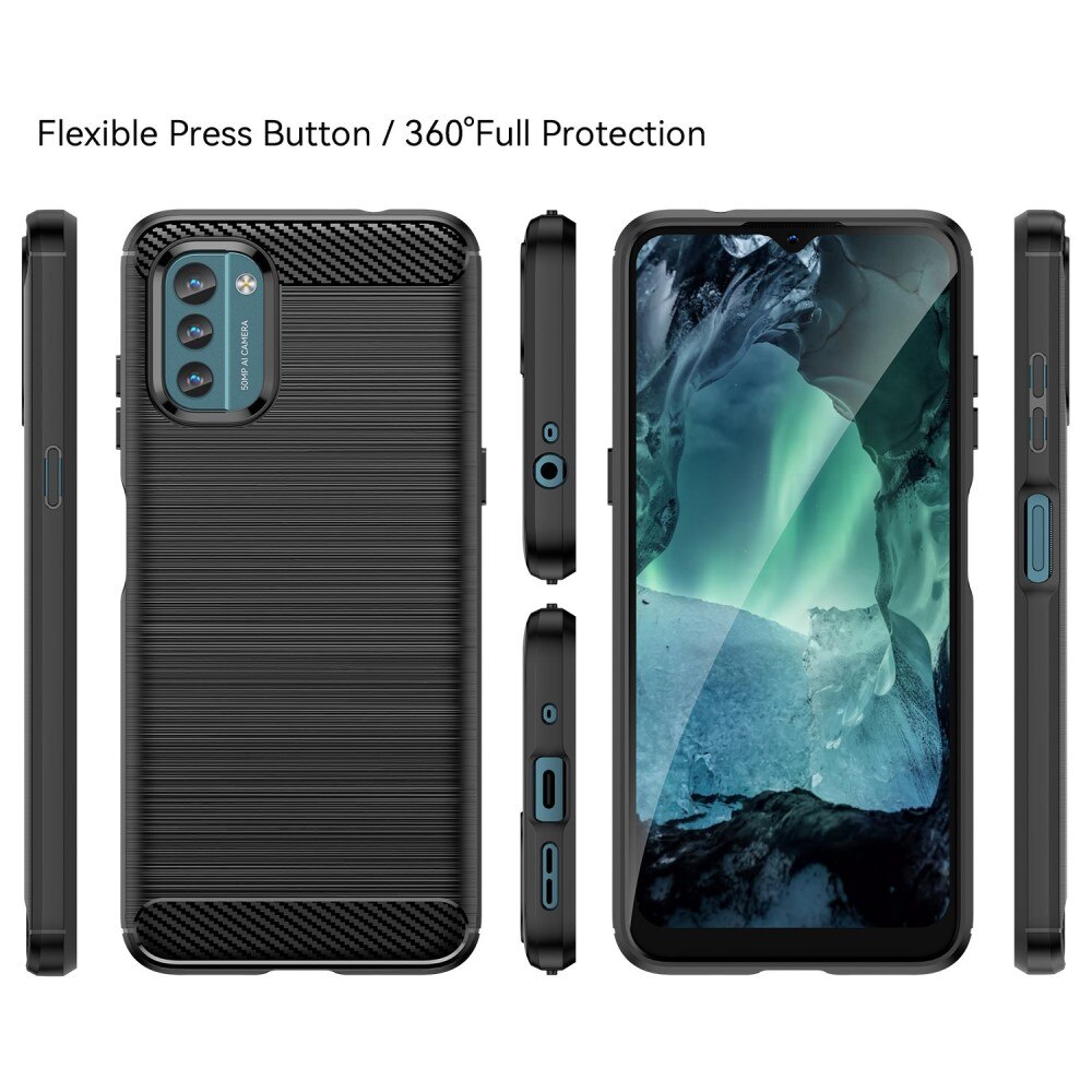  Nokia G11/Nokia G21 Cover TPU Brushed Sort