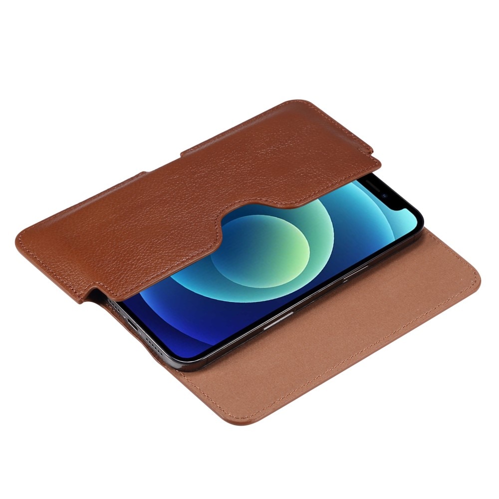 Bæltetaske Læder iPhone SE (2020) brun