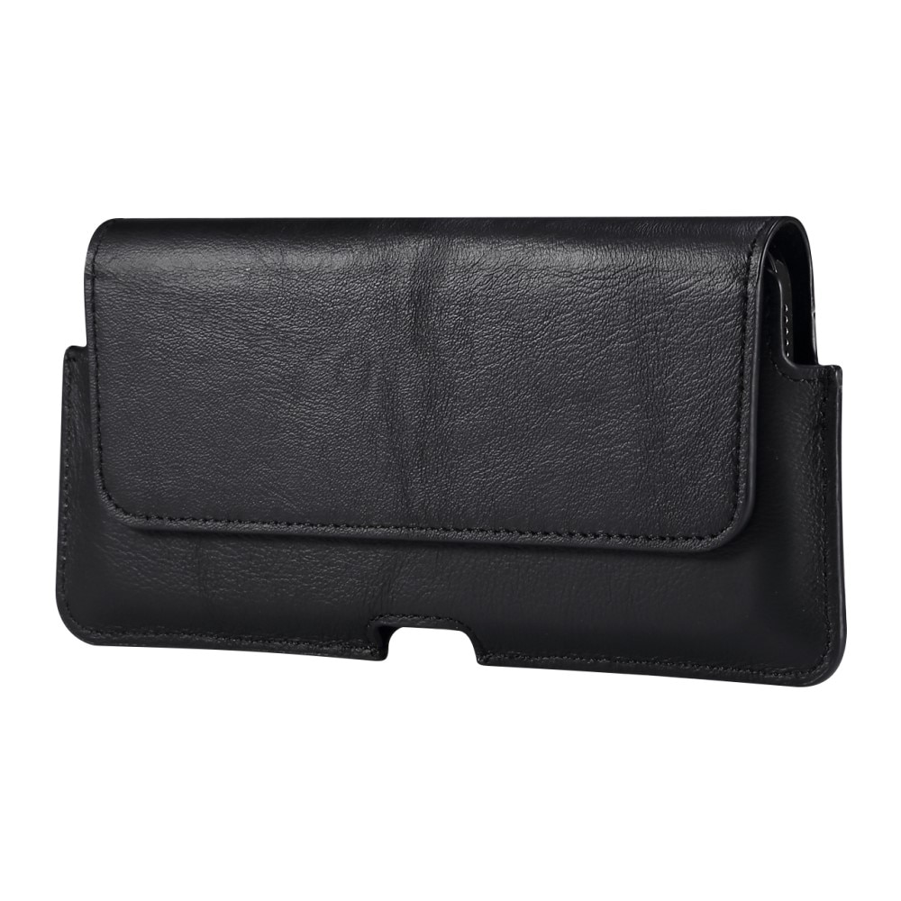 Bæltetaske Læder iPhone SE (2022) sort