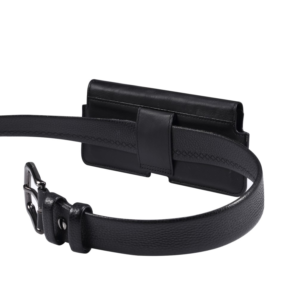 Bæltetaske Læder iPhone SE (2020) sort