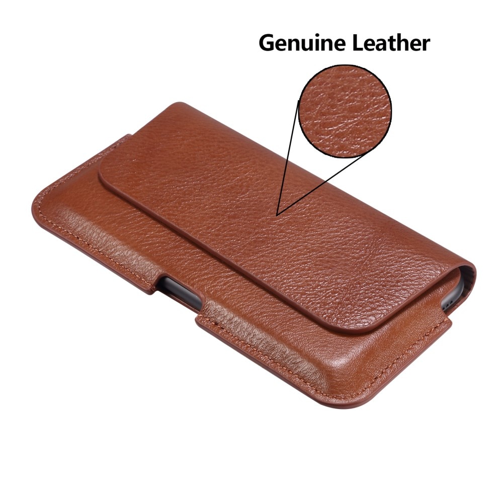 Bæltetaske Læder Fairphone 5 brun